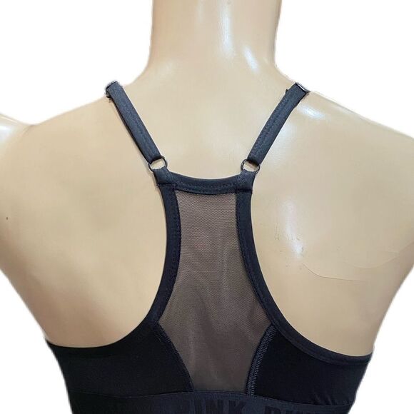 Victorias Secret Pink Ultimate Gym Lined Removable Padding logo sport bra Xsmall - Picture 2 of 7